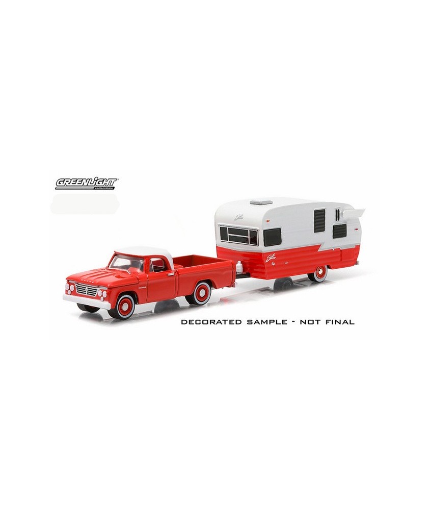 Greenlight Hitch and Tow Series 4 - 1962 Dodge D-100 and Shasta Airflyte Camper Greenlight Hitch and Tow Series 4 - 1962 Dodge D-100 and Shasta Airflyte Camper