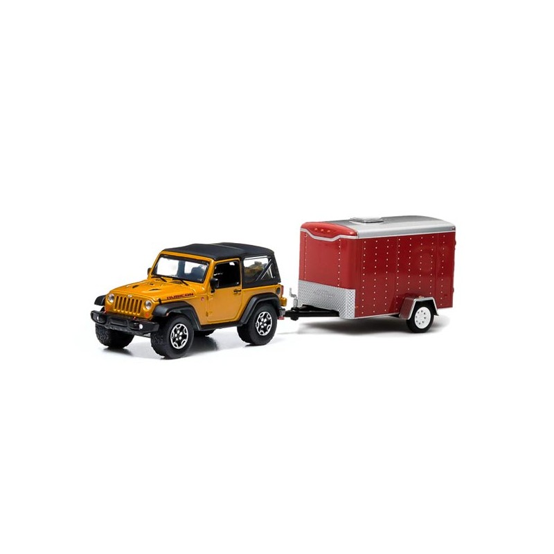 Greenlight Hitch and Tow Series 1 - 2014 Jeep Wrangler and Cargo