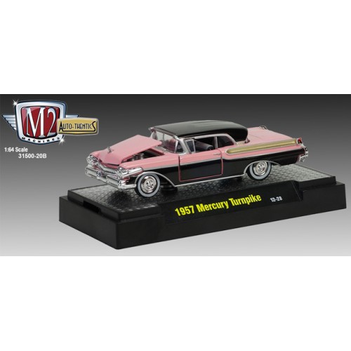 M2 Machines Auto-Thentics Release 20 - 1957 Mercury Turnpike Cruiser Clamshell Package