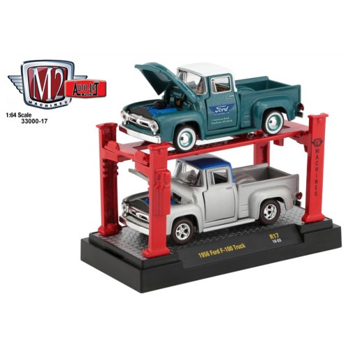 M2 Machines Auto-Lifts Release 17 - 1956 Ford F-100 Truck Set