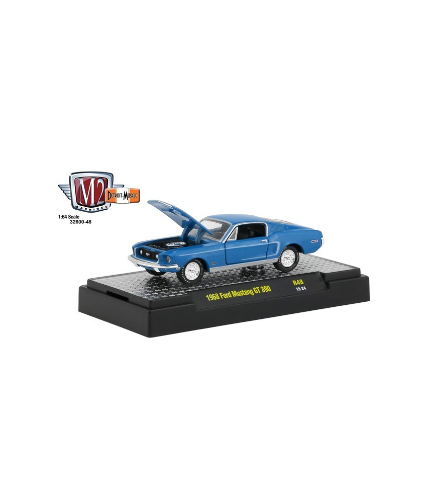 M2 Machines Detroit Muscle Release 48 - 1968 Ford Mustang GT 390