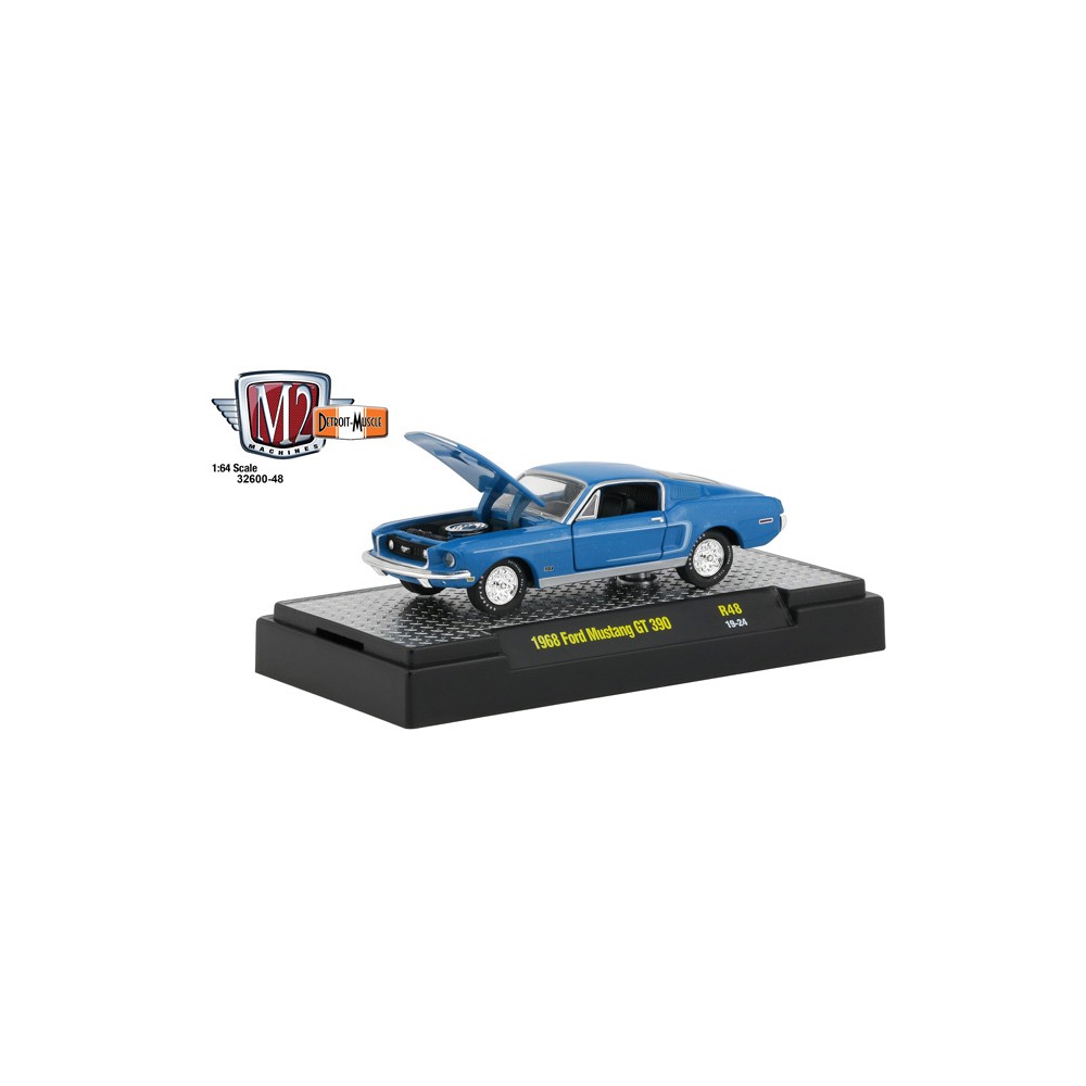 M2 Machines Detroit Muscle Release 48 - 1968 Ford Mustang GT 390