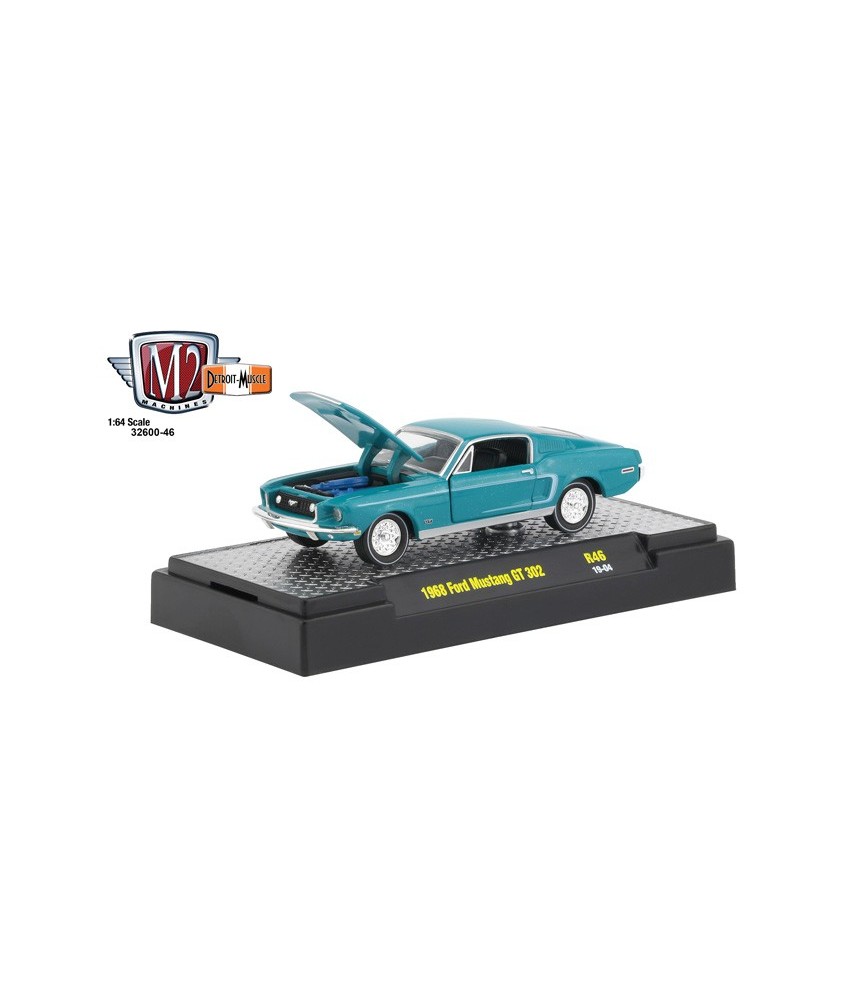 M2 Machines Detroit Muscle Release 46 - 1968 Ford Mustang GT 302