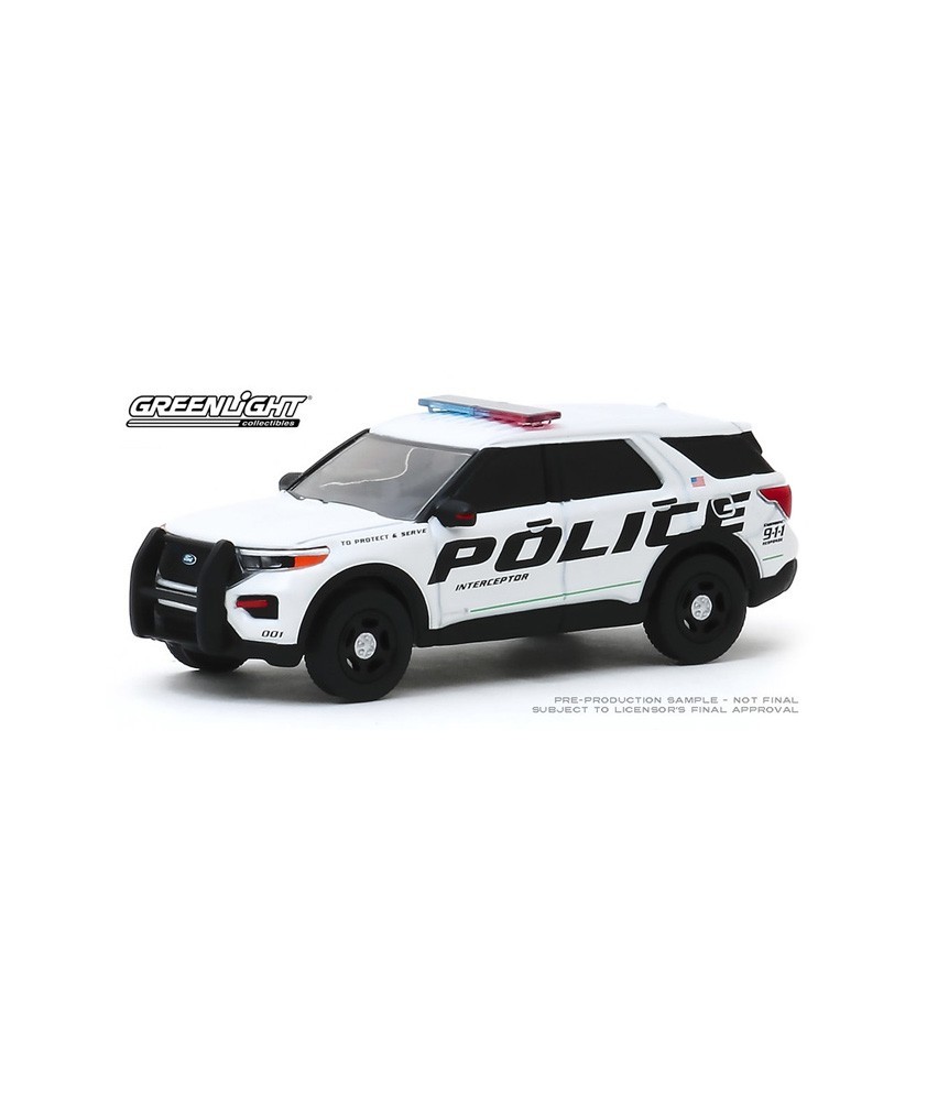 Greenlight Hot Pursuit Series 34 - 2020 Ford Police Interceptor Utility Show Vehicle