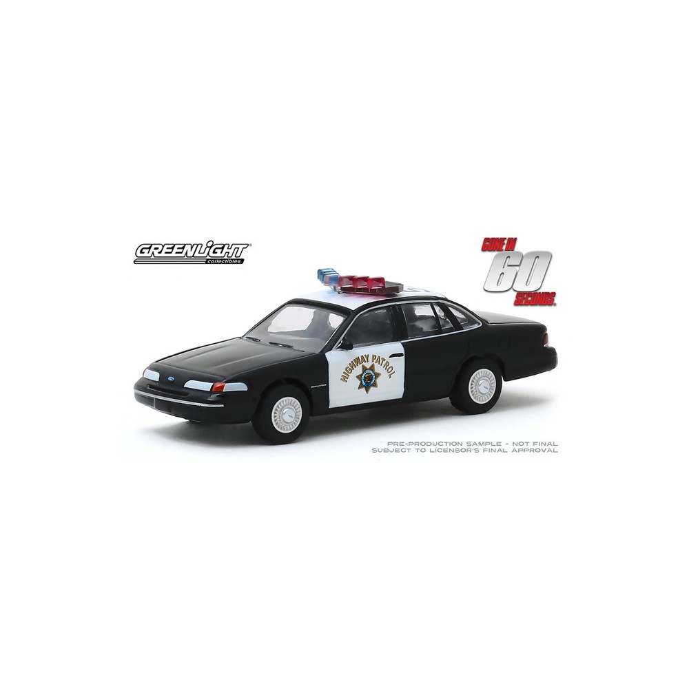 Greenlight Hollywood Series 27 - 1992 Ford Crown Victoria Police Interceptor