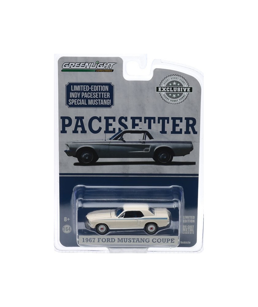 Miniature GREENLIGHT 1/18 - Ford Mustang Coupé 1967, Couleur Beige - Réf GREEN13642
