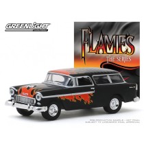 Greenlight Hobby Exclusive - The Flames Series 1955 Chevrolet Nomad