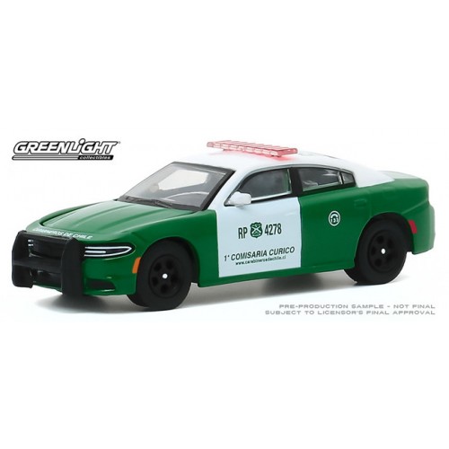 Greenlight Hobby Exclusive - 2018 Dodge Charger Pursuit Carabineros De Chile