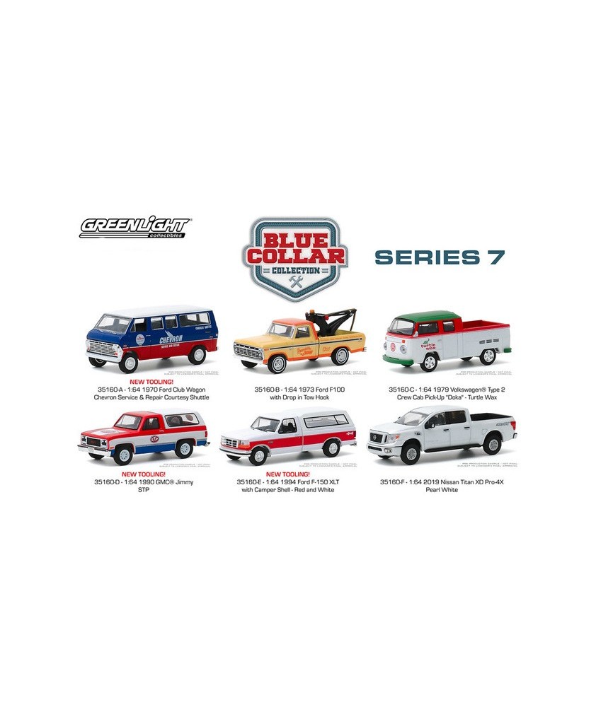 Greenlight Blue Collar Series 7 - Six Truck Set