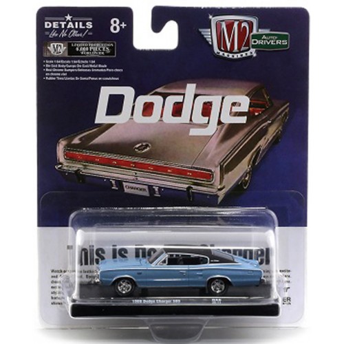 M2 Machines Drivers Release 66 - 1966 Dodge Charger 383