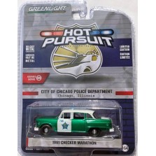 Greenlight Hot Pursuit Series 34 - 1961 Checker Marathon GREEN MACHINE