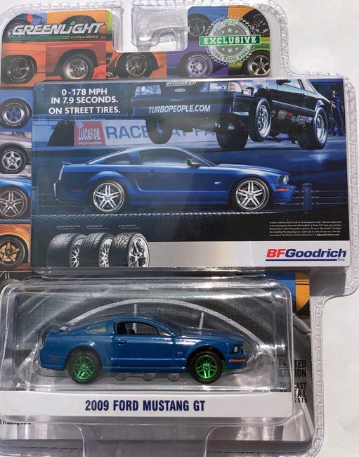 Greenlight 1/64 BF Goodrich Ad Cars 2009 Ford Mustang GT 7.9 Seconds  30139 