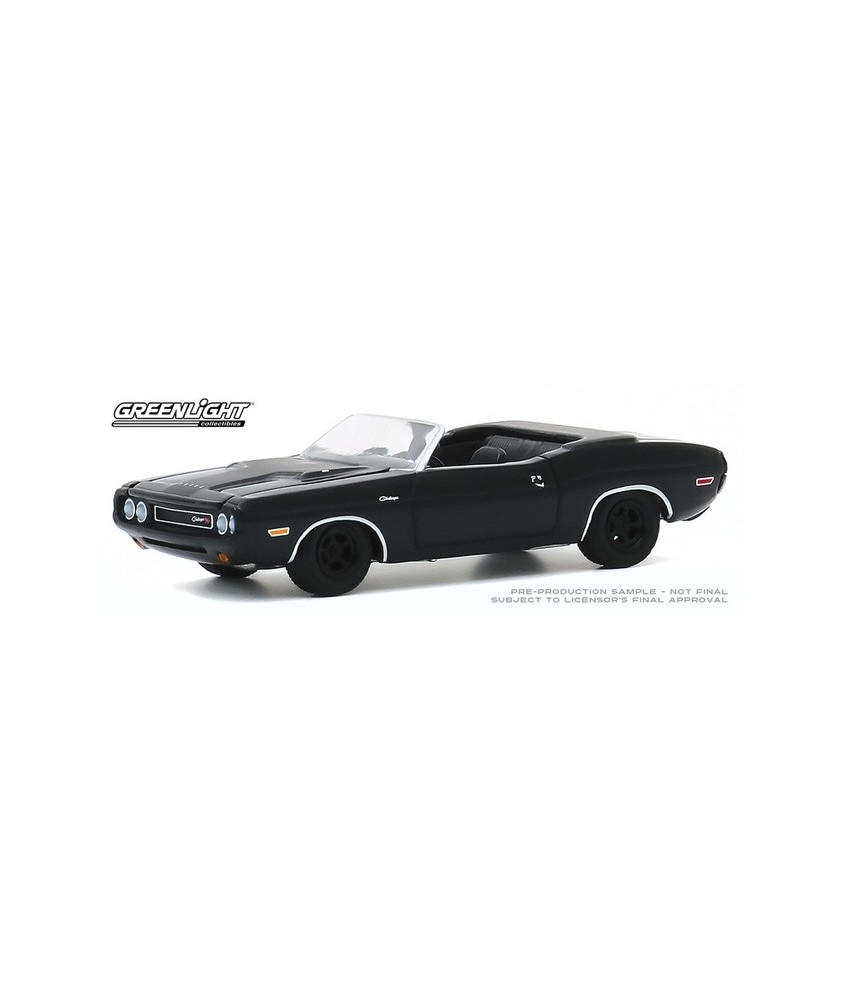 Greenlight Black Bandit Series 23 - 1970 Dodge Challenger Convertible