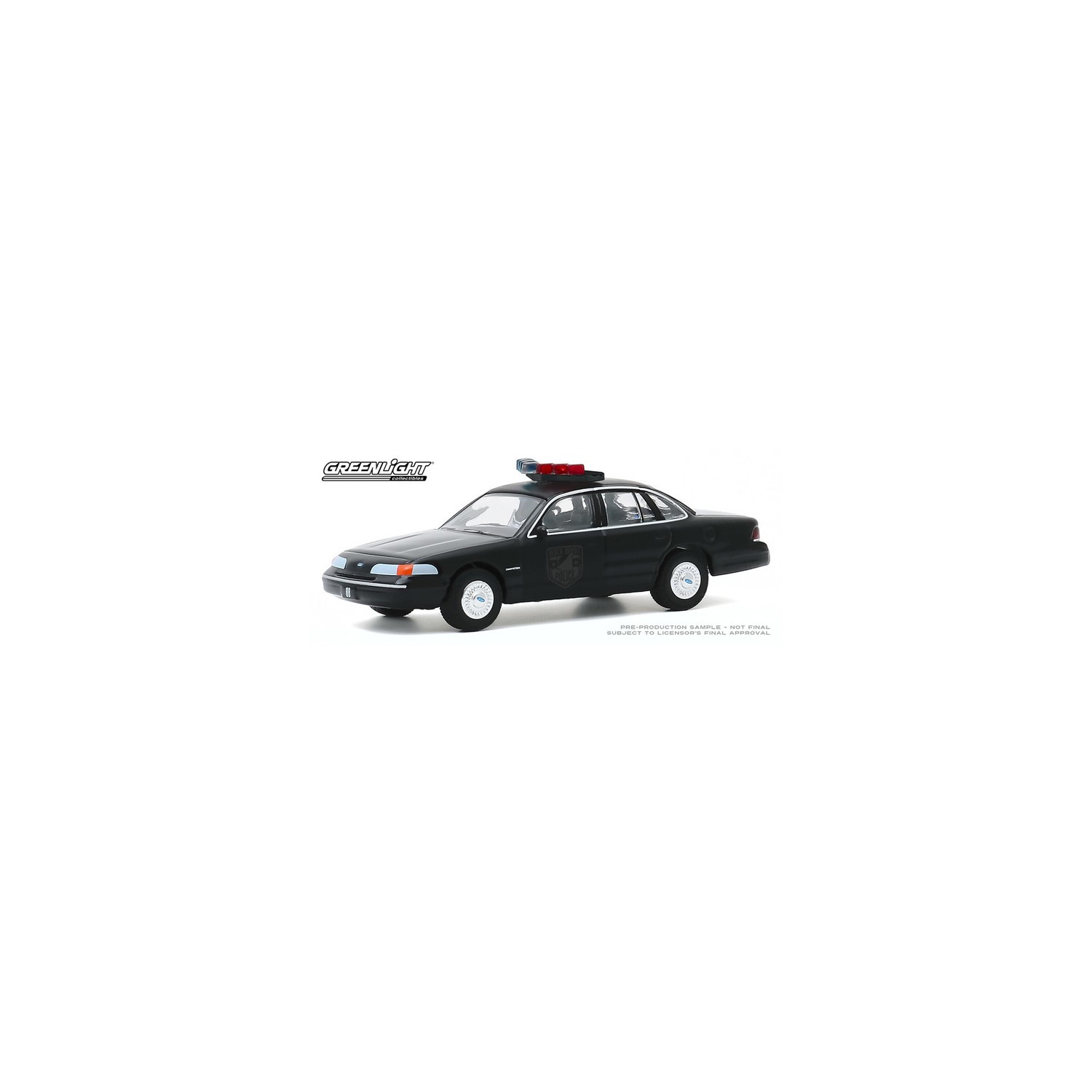 Greenlight Black Bandit 1992 Ford Crown Victoria Police serie 23 NG90 