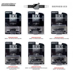 Greenlight Black Bandit Series 23 - Six Car Set