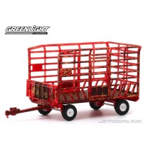 Greenlight Down on the Farm Series 4 - Bale Throw Wagon Weathered