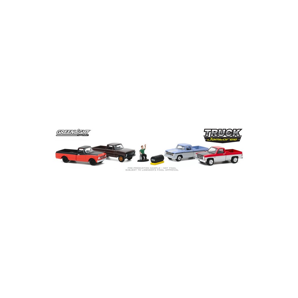 Greenlight Four Car Diorama - Truck Jamboree
