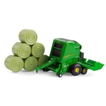 ERTL John Deere 560R Round Baler with Round Bales