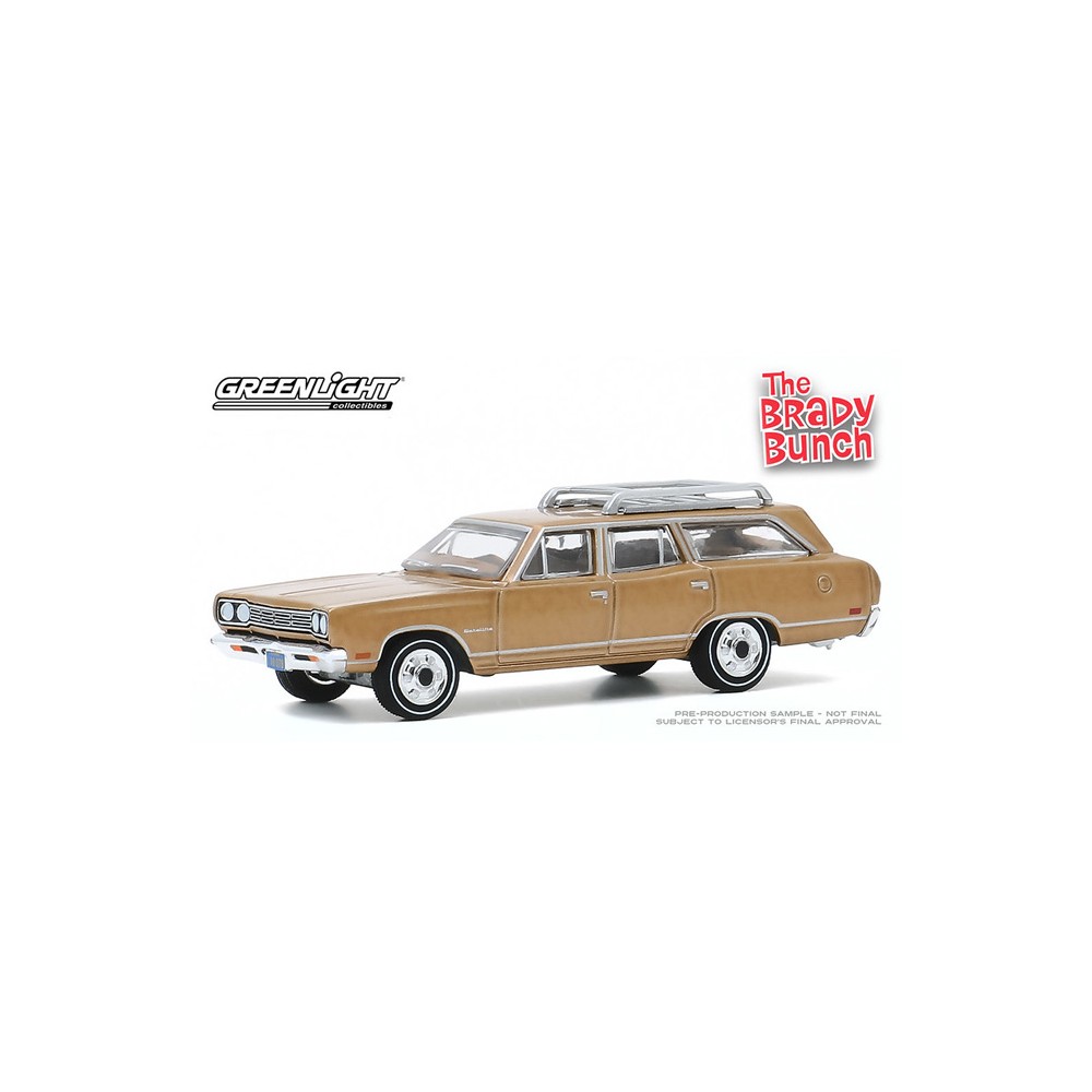 Greenlight Hollywood The Brady Bunch's 69 Plymouth Satellite Wagon 1/64 Scale 