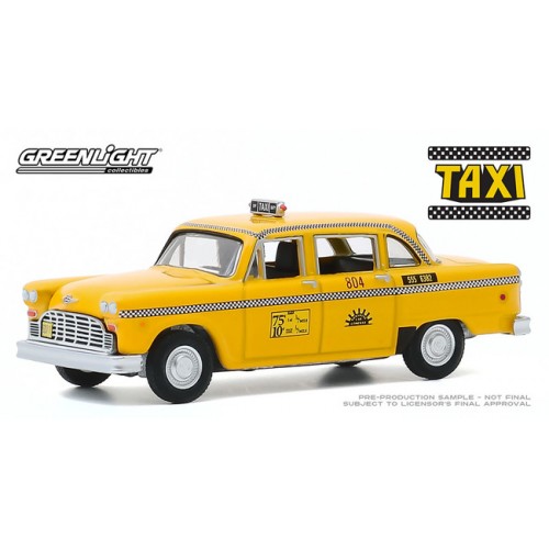 Greenlight Hollywood Series 29 - 1974 Checker Taxi Sunshine Cab Company