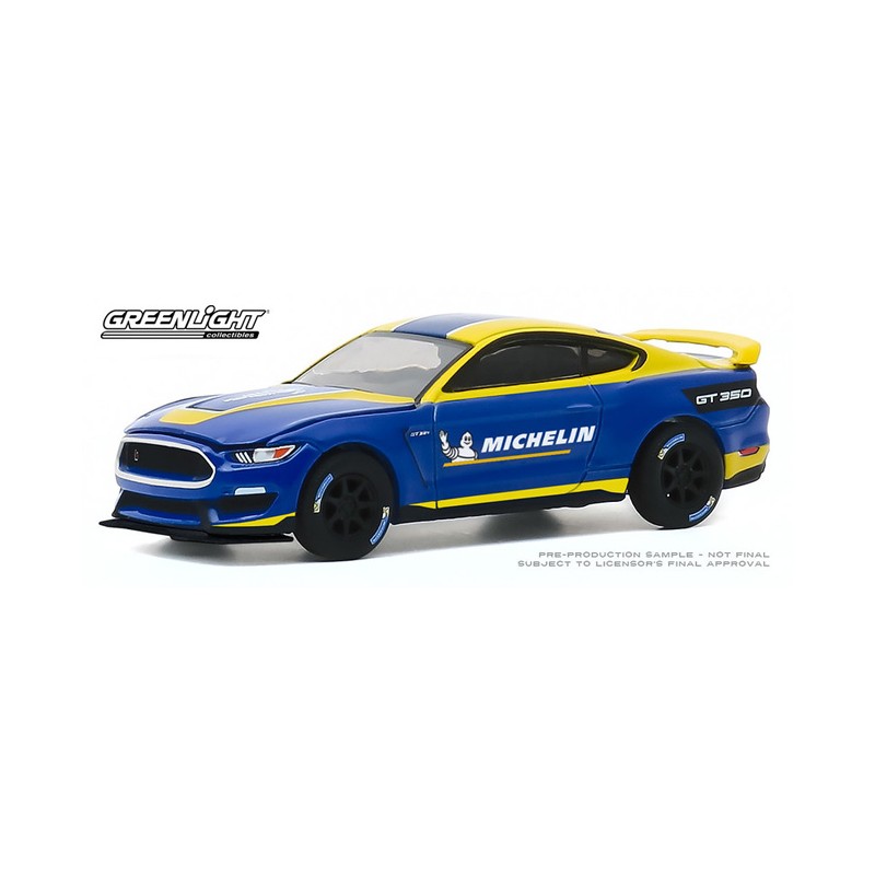 2019 Ford Mustang Shelby GT350R Greenlight 1:64 Michelin Tyres