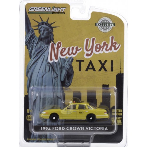 Greenlight Hobby Exclusive - 1994 Ford Crown Victoria NYC Taxi