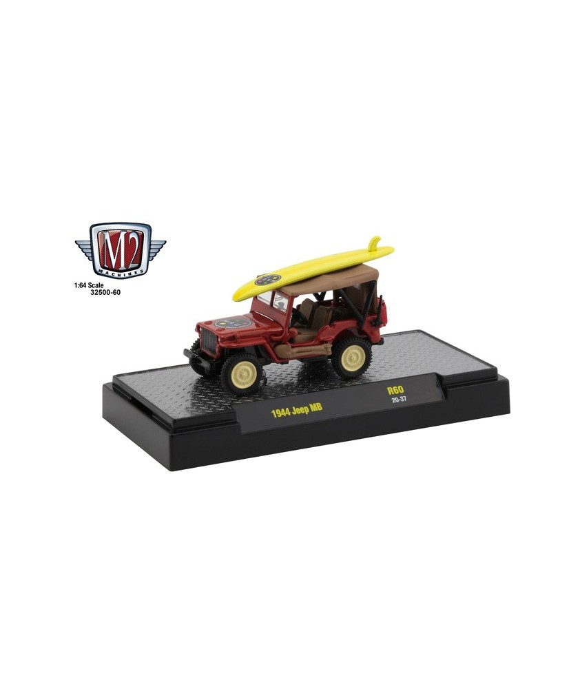 M2 Machines Auto-Thentics Release 60 - 1944 Jeep MB Maui and Sons