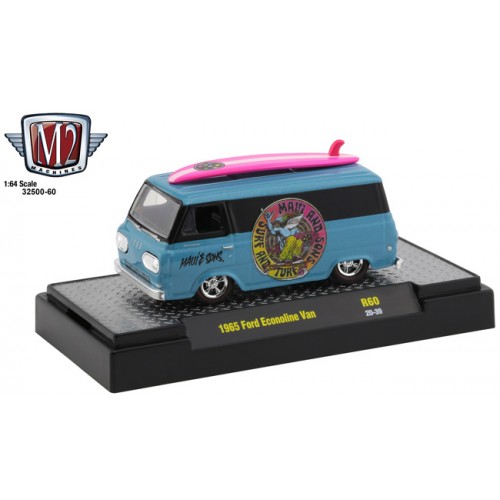 M2 Machines Auto-Thentics Release 60 - 1965 Ford Econoline Van Maui and Sons