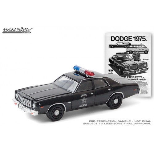 Greenlight Vintage Ad Cars Series 3 - 1975 Dodge Coronet State Police Car