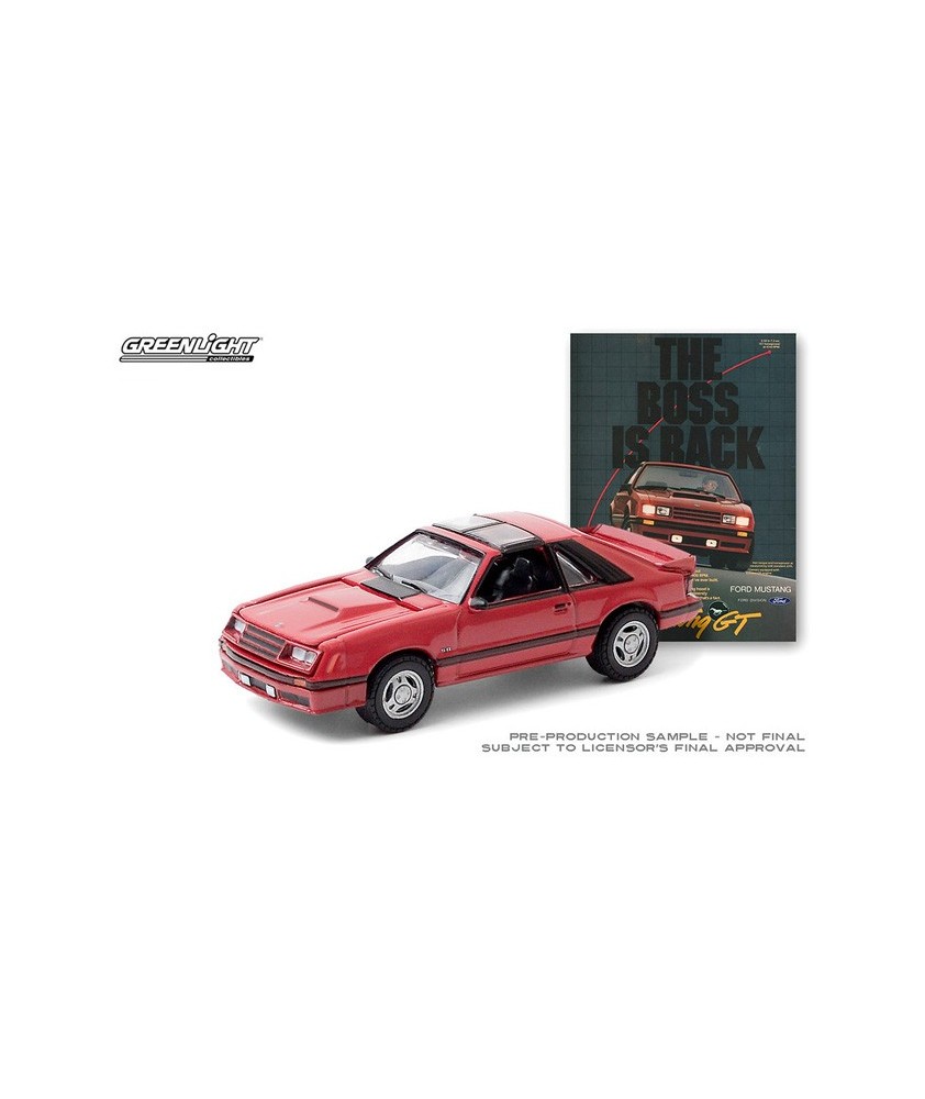 Greenlight Vintage Ad Cars Series 3 - 1982 Ford Mustang GT