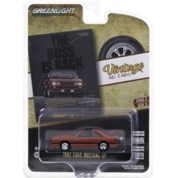 Greenlight Vintage Ad Cars Series 3 - 1982 Ford Mustang GT