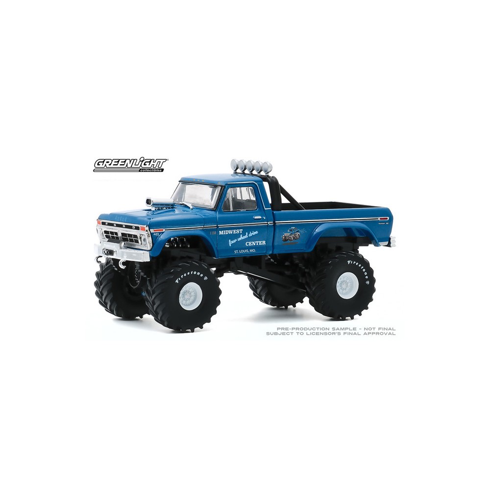 Greenlight Kings of Crunch - 1/43 Scale 1974 Ford F-250 Monster Truck
