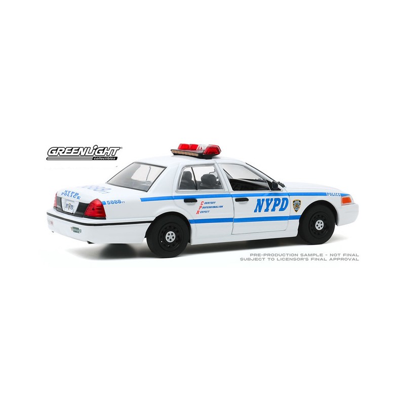 Greenlight 1:64 Scale LOOSE 1993 FORD CROWN VICTORIA INTERCEPTOR NYPD Police Car 