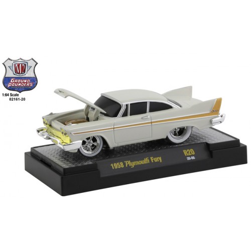 M2 Machines Ground Pounders Release 20 - 1958 Plymouth Fury