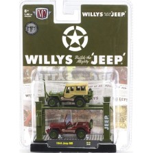 M2 Machines Auto-Lift Release 19 - 1944 Willys MB Jeep Set