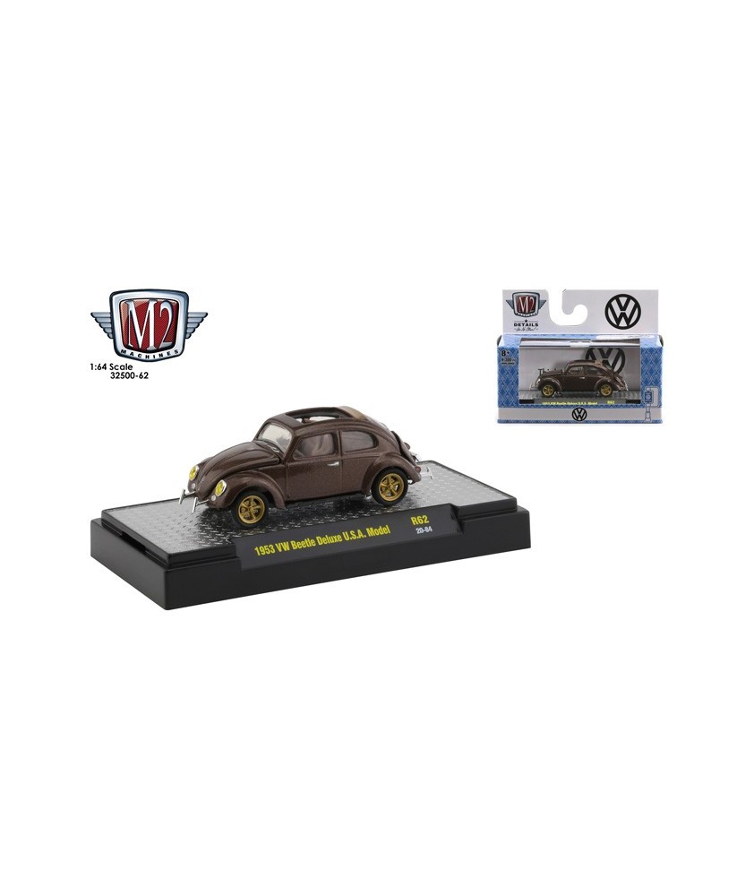 M2 Machines Auto-Thentics Release 62 - 1963 Volkswagen Beetle Deluxe