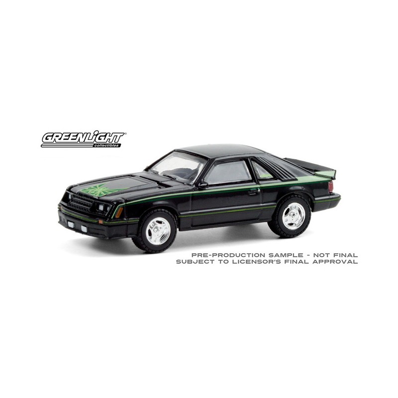 white 1980 ford mustang foxbody new 1/64 scal diecast greenlight limited edition