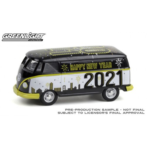 Greenlight Hobby Exclusive - Volkswagen Panel Van Happy New Year 2021
