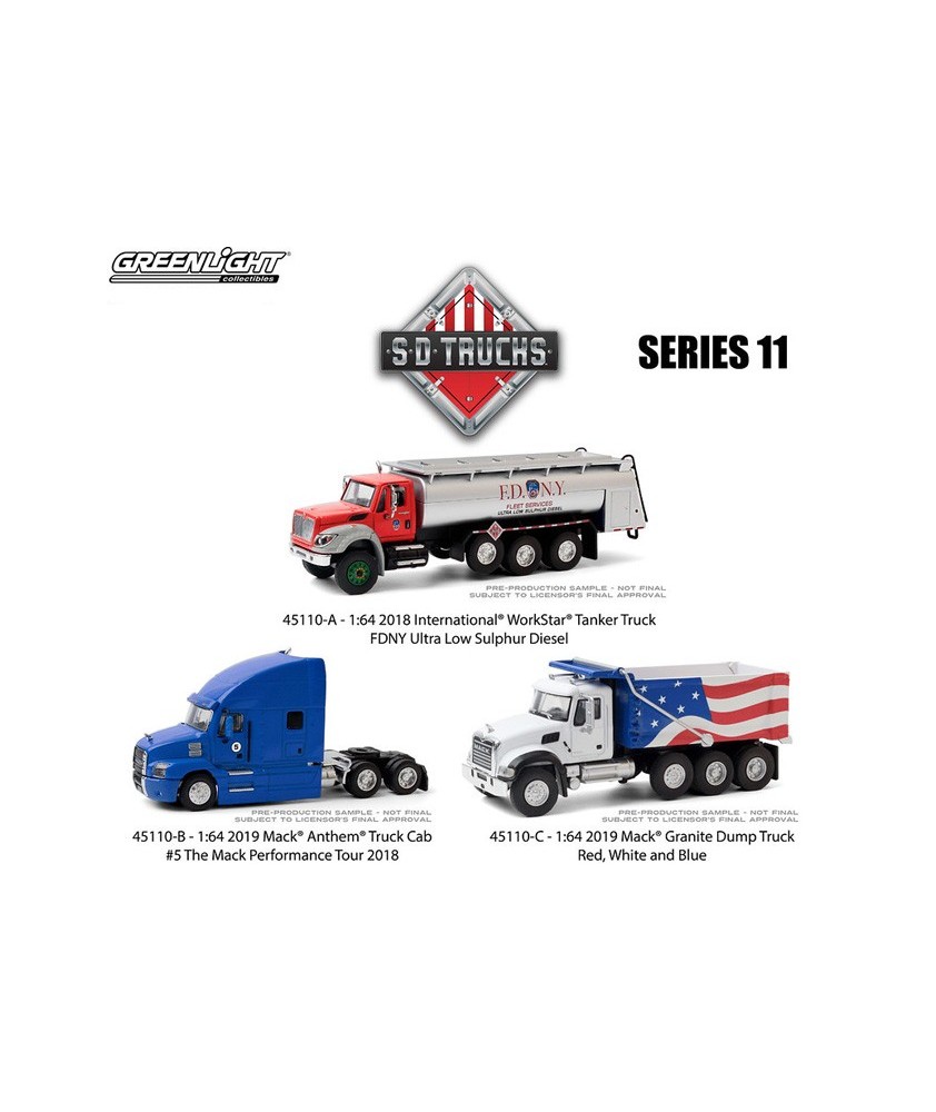 Greenlight S.D. Trucks Series 11 - SET