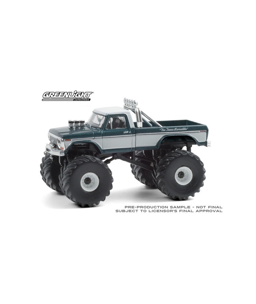 Greenlight Kings of Crunch Series 8 - 1979 Ford F-250 Monster Truck Texas Armadillo