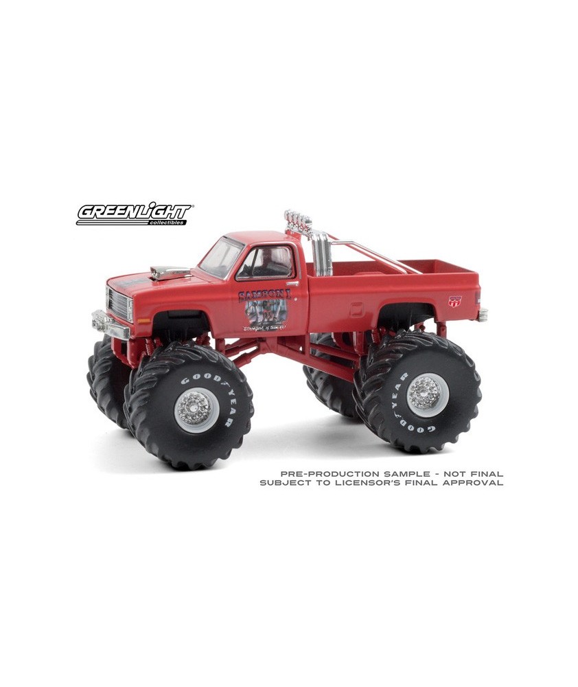 Greenlight Kings of Crunch Series 8 - 1984 Chevrolet Silverado Monster Truck Samson I