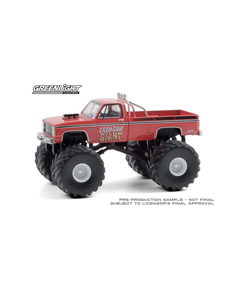 Greenlight Kings of Crunch Series 8 - 1987 Chevrolet Silverado Monster Truck Crimson Giant