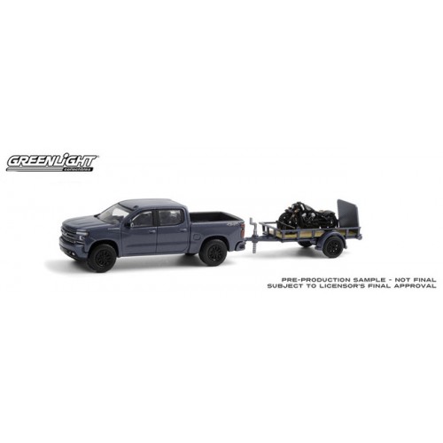Greenlight Hitch and Tow Series 21 - 2020 Chevrolet Silverado and Utility Trailer