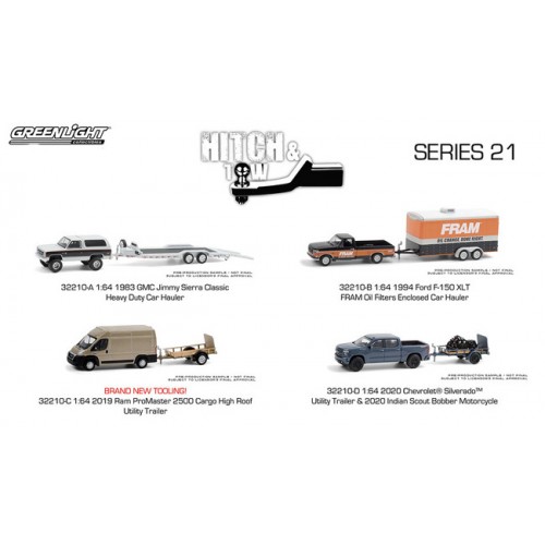 Greenlight Hitch and Tow Series 21 - SET