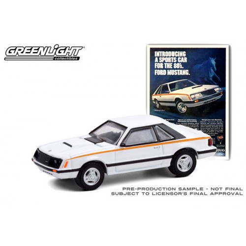 Greenlight Vintage Ad Cars Series 4 - 1980 Ford Mustang