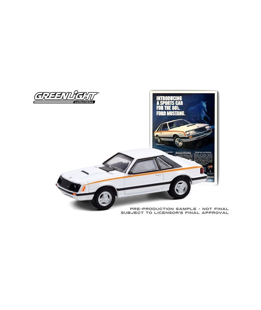 Greenlight Vintage Ad Cars Series 4 - 1980 Ford Mustang