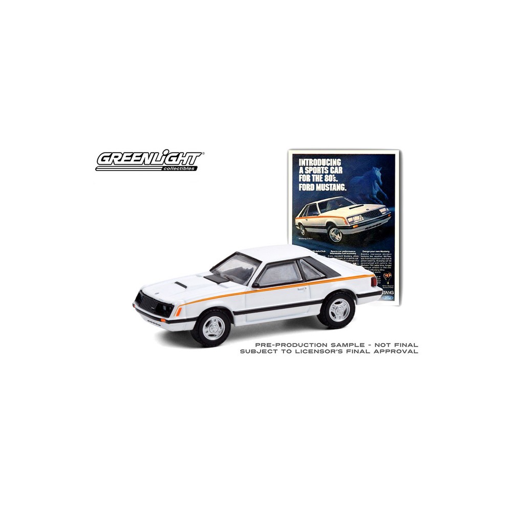 Greenlight Vintage Ad Cars Series 4 - 1980 Ford Mustang