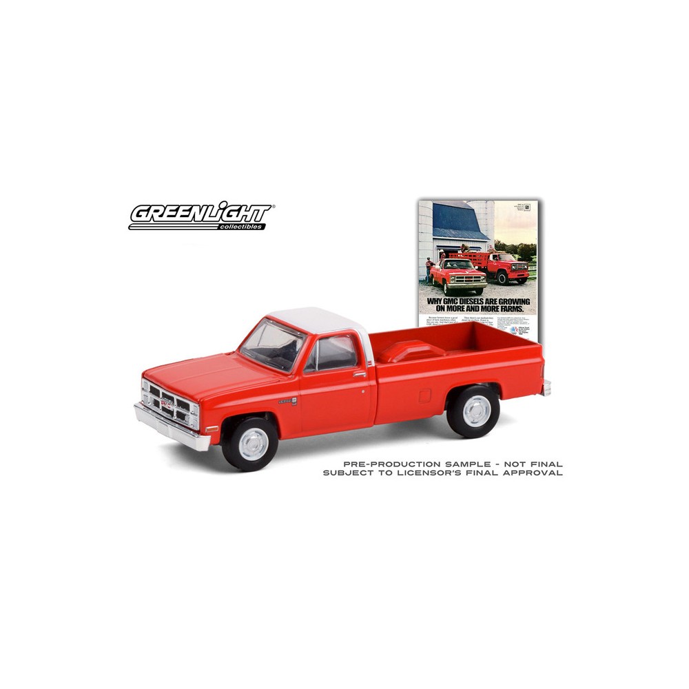 GL '84 GMC 2500 HIGH SIERRA PICKUP TRUCK RUBBER TIRE COLLECTIBLE LIMITED EDITION 