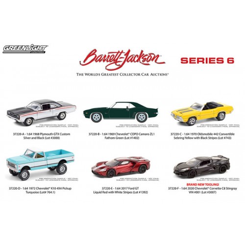 Greenlight Barrett-Jackson Series 6 - Six Car Set