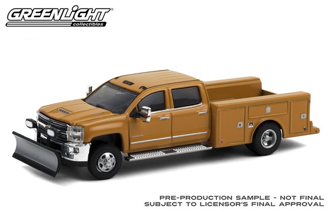 Details about   GREENLIGHT DUALLY DRIVERS SERIES 6 2018 CHEVY SILVERADO 3500HD SERVICE BED SNOW 